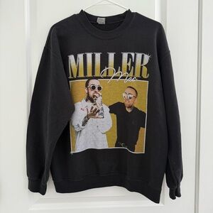 Black Mac Miller Sweatshirt size medium